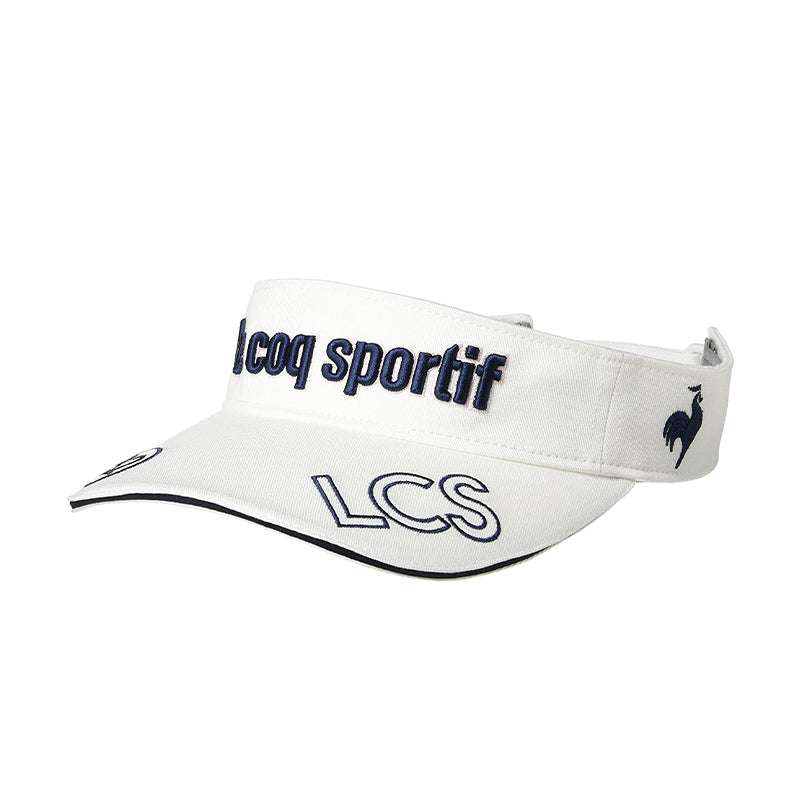 LE COQ SPORTIF GOLF Standard Women's Sun Visor (White)