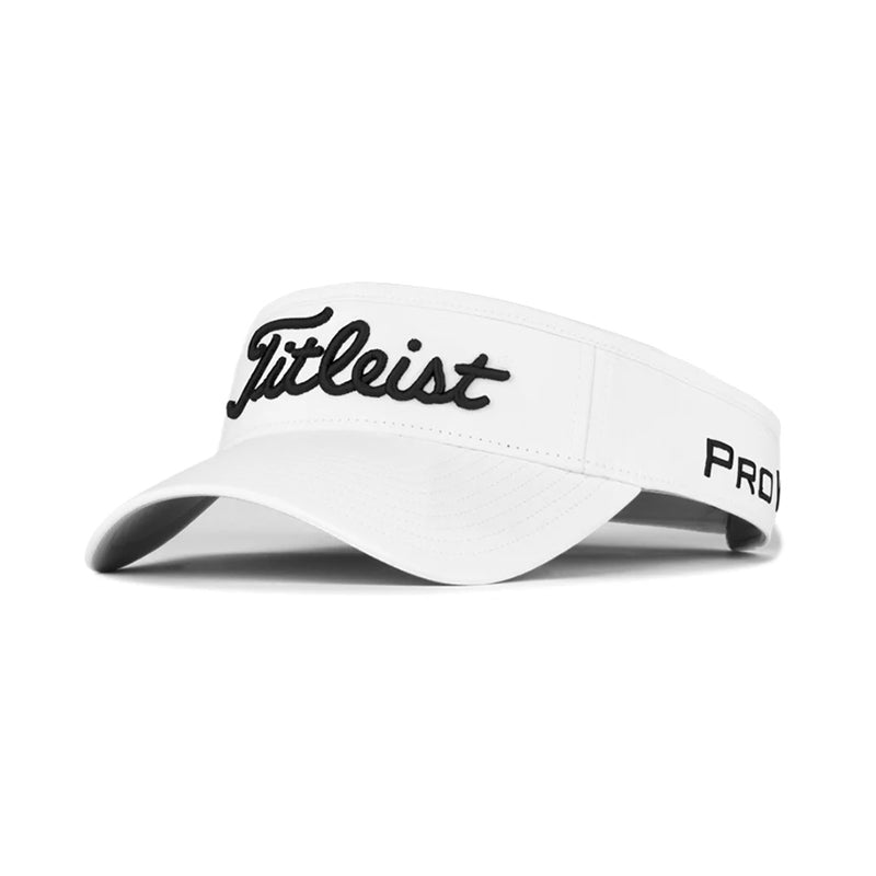TITLEIST Tour Performance Men's Visor (White/Black)
