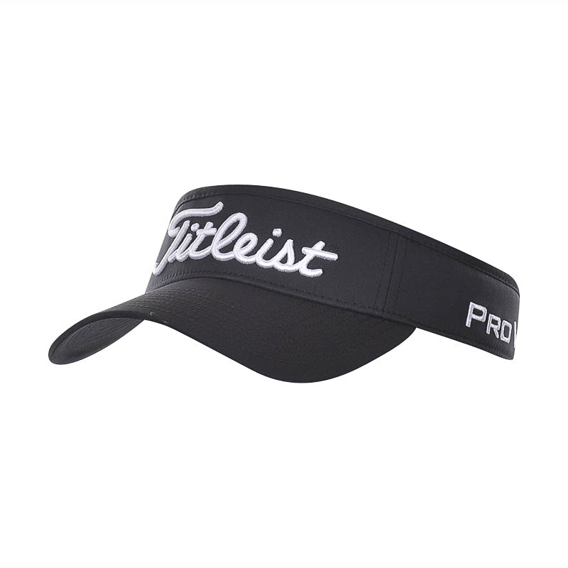 TITLEIST Tour Performance Men's Visor (Black/White)