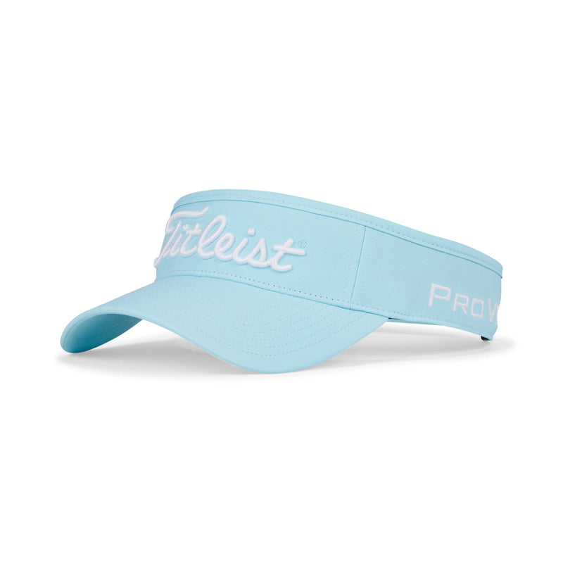 TITLEIST Tour Performance Men's Visor (Aqua/White)