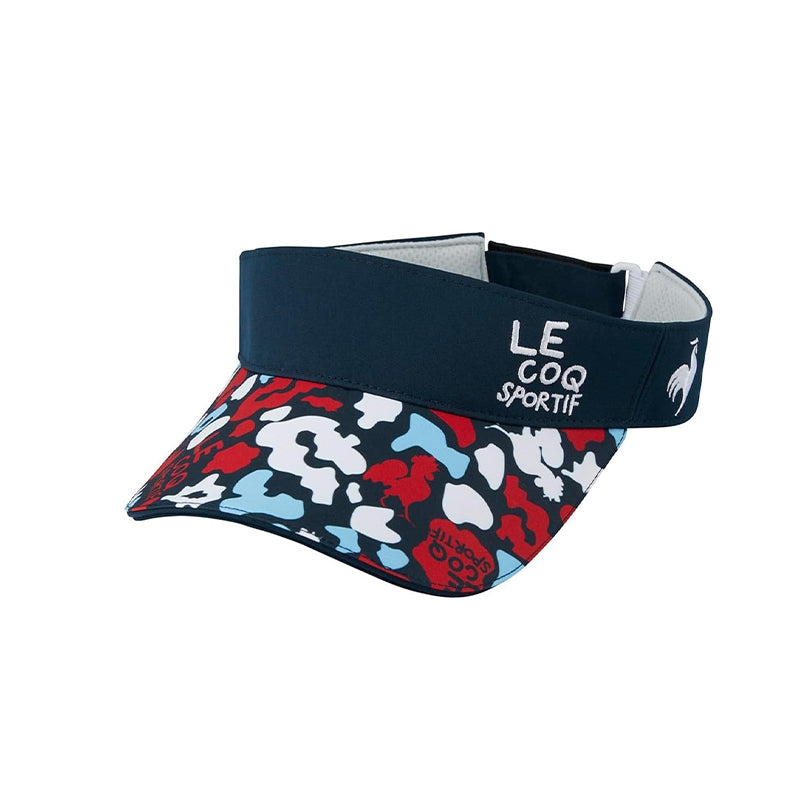 LE COQ SPORTIF GOLF Season Motif Print Women's Visor (Navy)