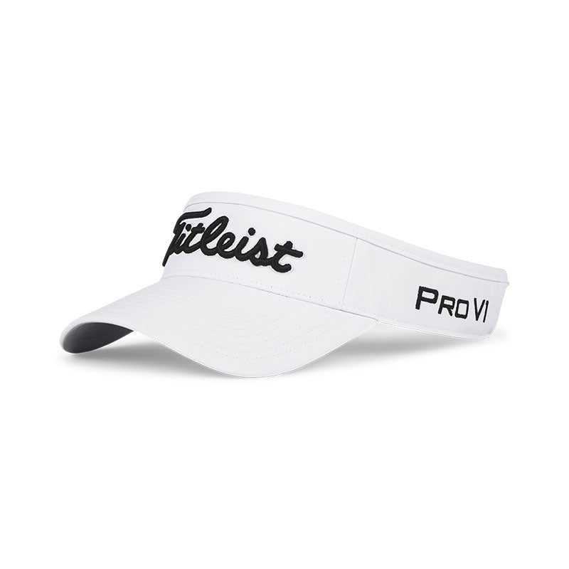 TITLEIST Tour Performance Men's Visor (White/Black)
