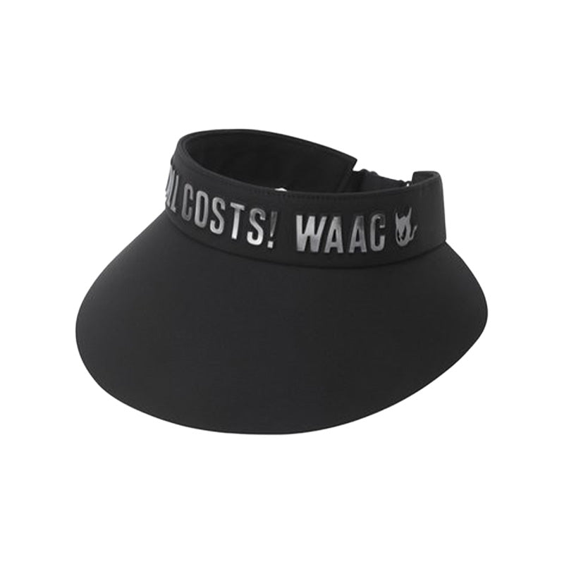 WAAC Slogan Women's Visor (Black)
