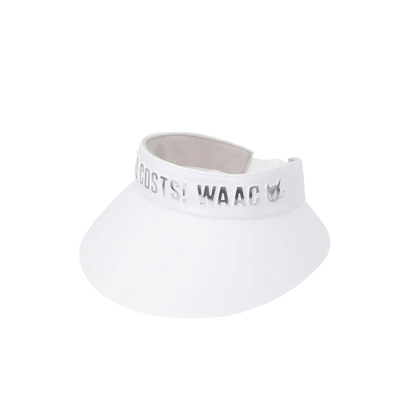 WAAC Slogan Women's Visor (White)