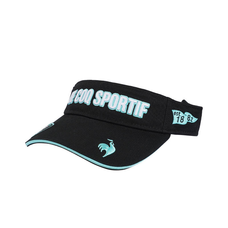 LE COQ SPORTIF GOLF Standard Logo Women's Visor (Black)