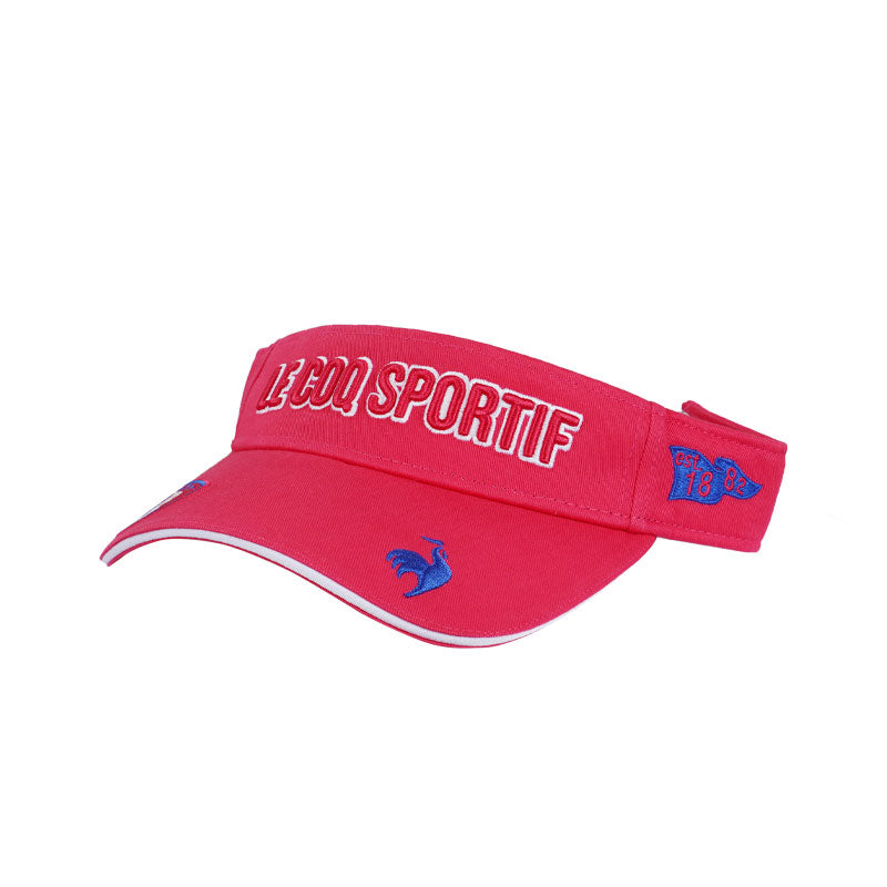 LE COQ SPORTIF GOLF Standard Logo Women's Visor (Pink)