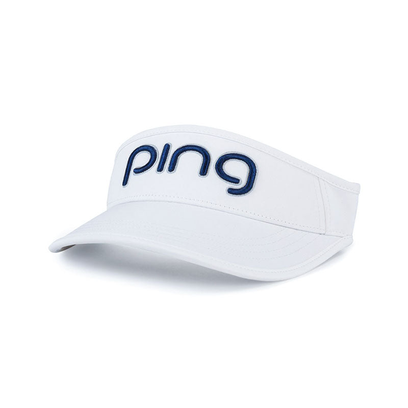 PING Tour Sport 201 Women's Visor (White/Navy)