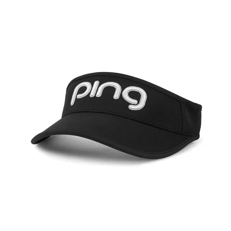 PING Tour Sport 201 Women's Visor (Black/Navy)