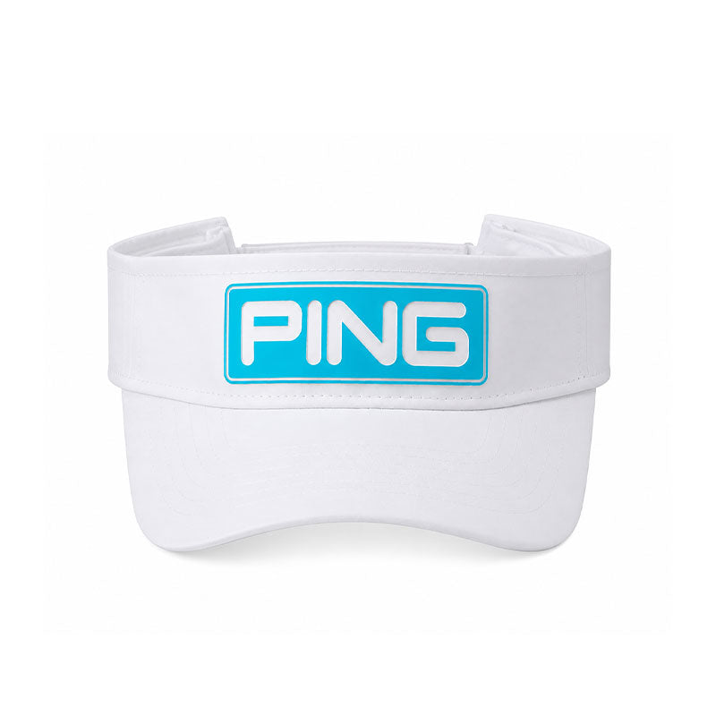 PING Men's Tour Visor (White/Turquoise)