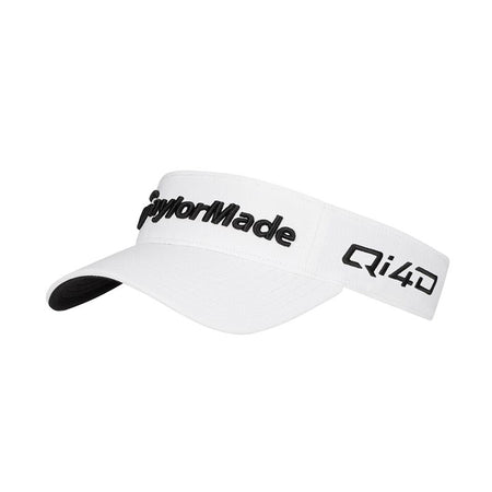 TAYLORMADE Tour Radar Qi4D Men's Visor (White)