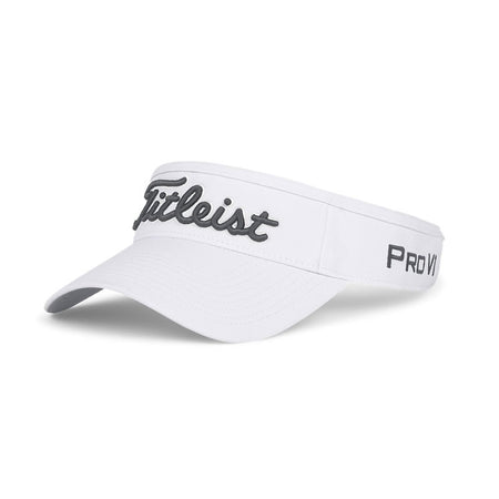 TITLEIST Tour Performance Men's Visor (White/Charcoal)