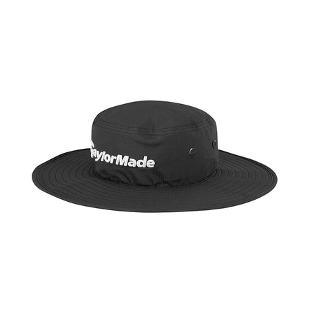 TAYLORMADE Metal Eyelit Printed Pattern Men's Bucket Hat (Black)