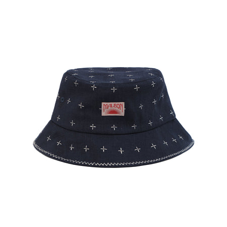 MALBON GOLF Ronin Men's Bucket Hat (Navy)