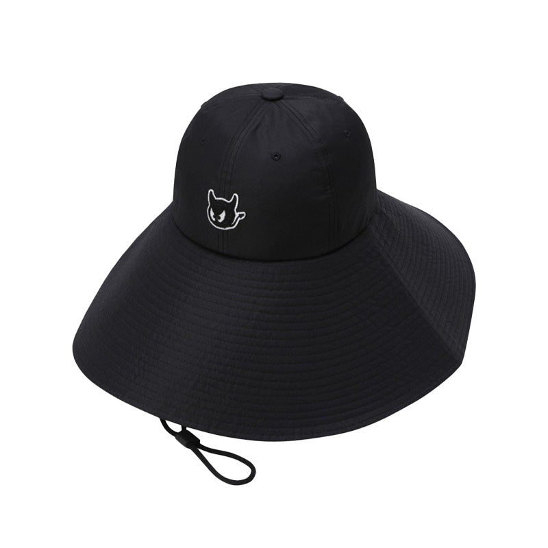 WAAC Women's Wide Bucket Hat (Black)