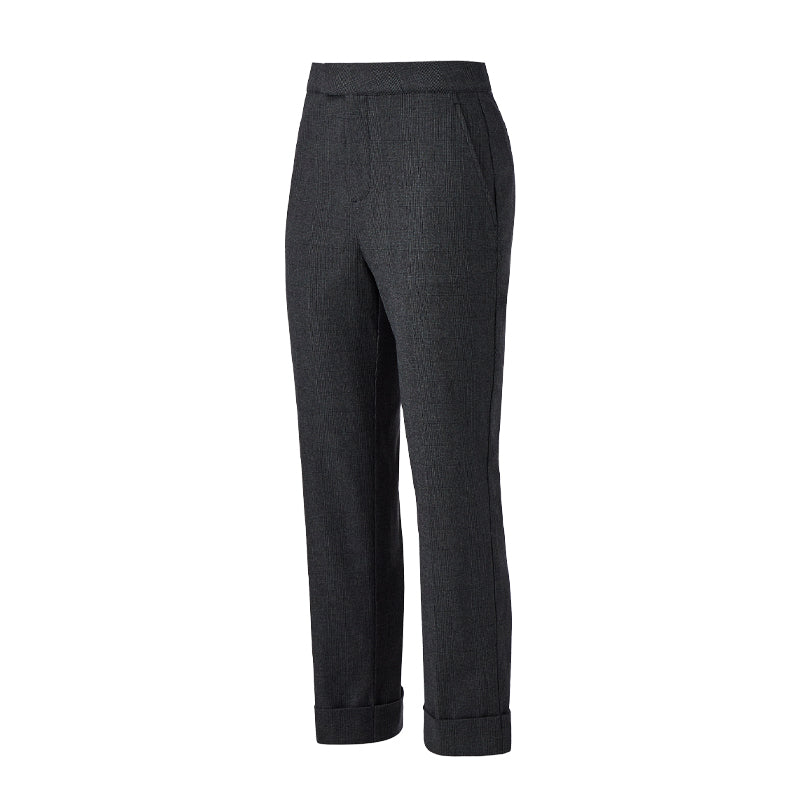 GFORE Cuffed Glen Plaid Stretch Women?s Pants (Grey)
