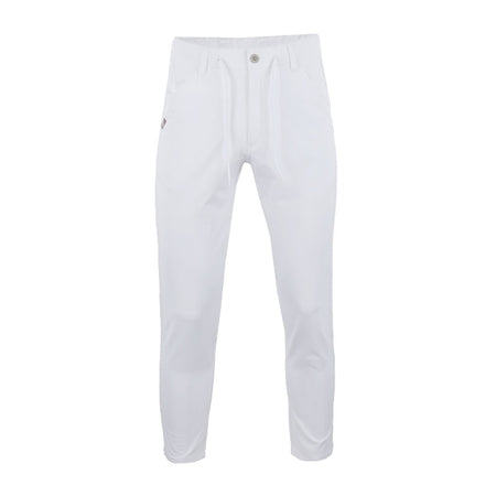 LE COQ SPORTIF GOLF 30th Cotton-Like Men's Jogger Pants (White)
