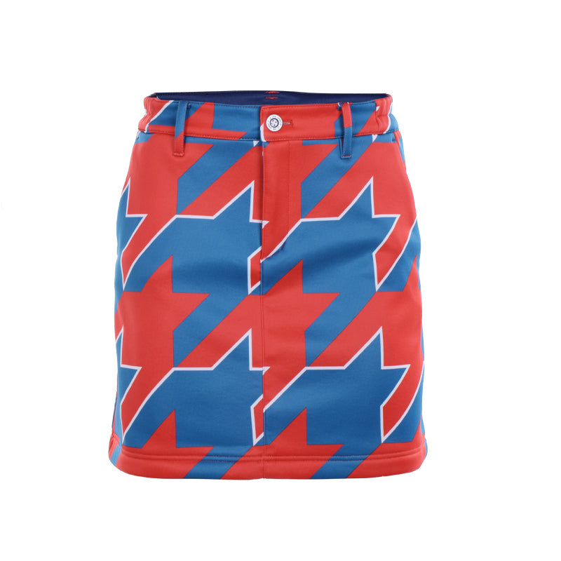 LE COQ SPORTIF GOLF Chidori Checkered Women's Skorts (Red)