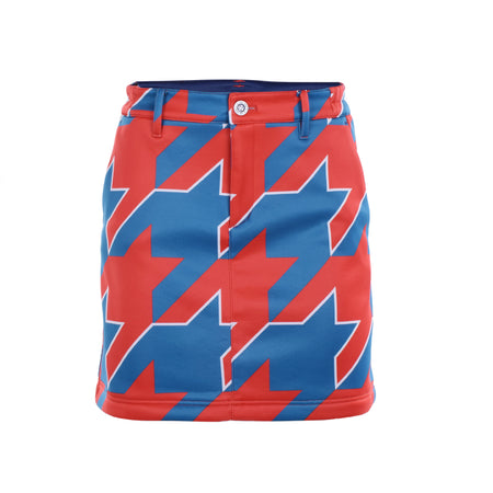 LE COQ SPORTIF GOLF Chidori Checkered Women's Skorts (Red)