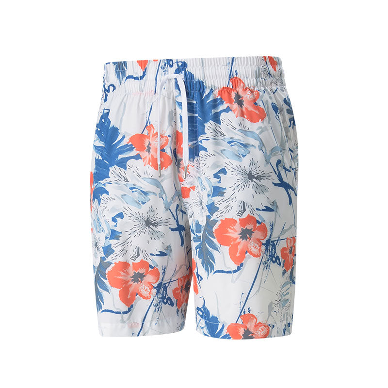 PUMA Nassau Men's Shorts (Bright White/Hot Carol)