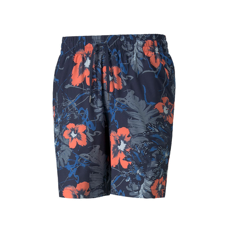 PUMA Nassau Men's Shorts (Navy Blazer/Hot Coral)