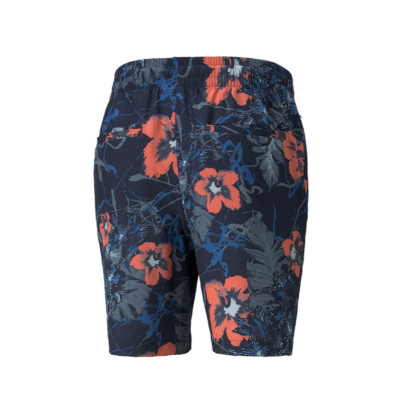 PUMA Nassau Men's Shorts (Navy Blazer/Hot Coral)