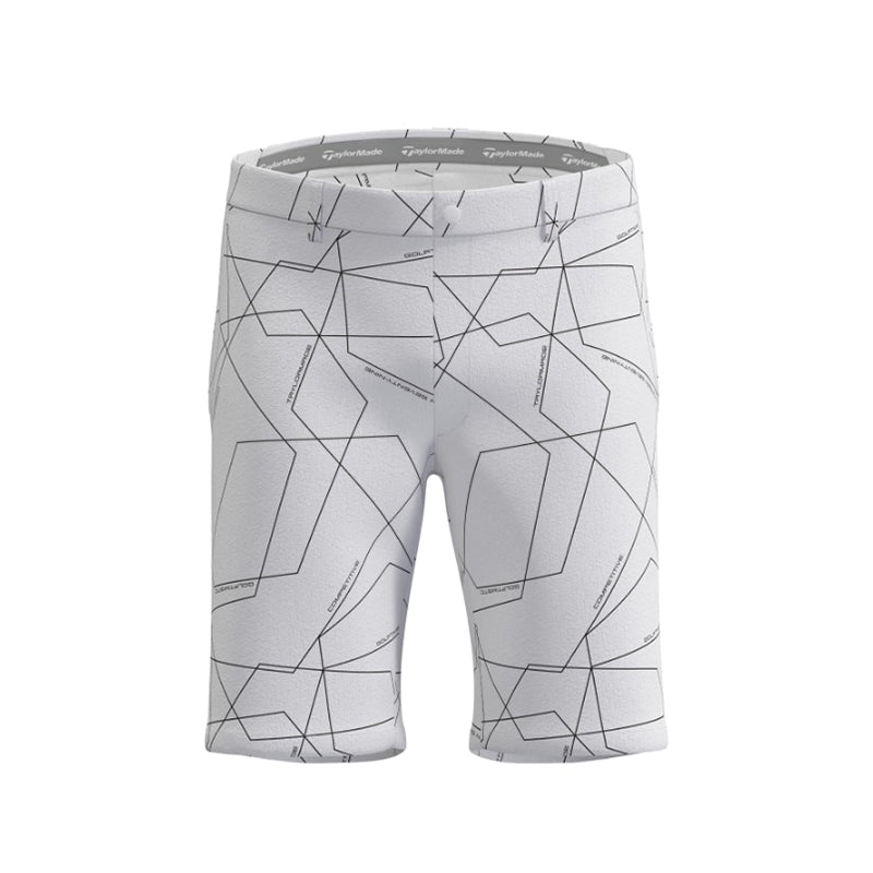 TAYLORMADE Word Graphic Men's Shorts (White)