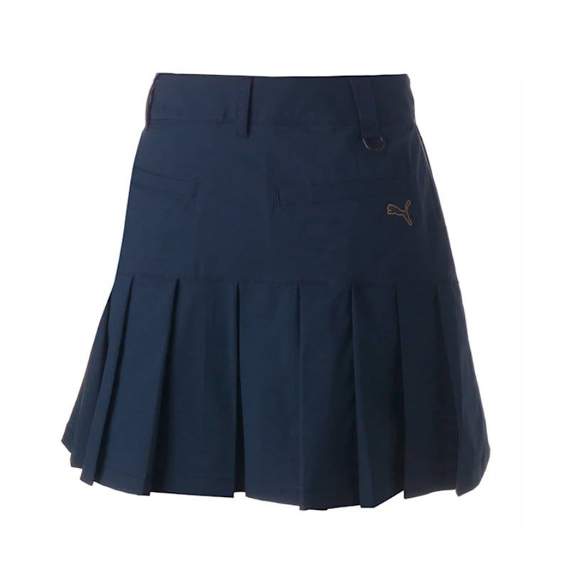 PUMA Woven Pleated Skirt (Navy Blazer)