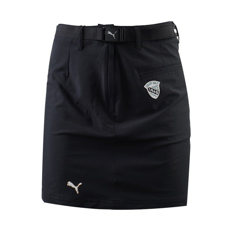 PUMA 4-Way Stretch Swing Cut Skirt (Black)