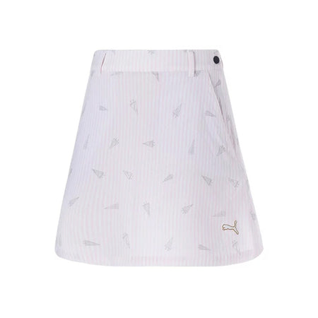 PUMA Flag Printed Seersucker Skirt (Pearl Pink)
