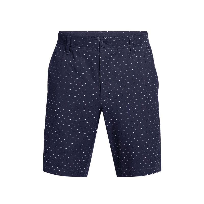 UNDER ARMOUR Drive Print Men's Tapered Shorts (Navy/White)