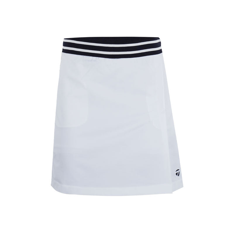 TAYLORMADE High-Waisted Pleated Skort (White)