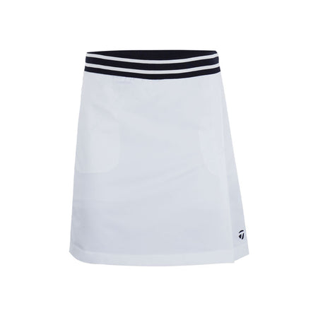 TAYLORMADE High-Waisted Pleated Skort (White)
