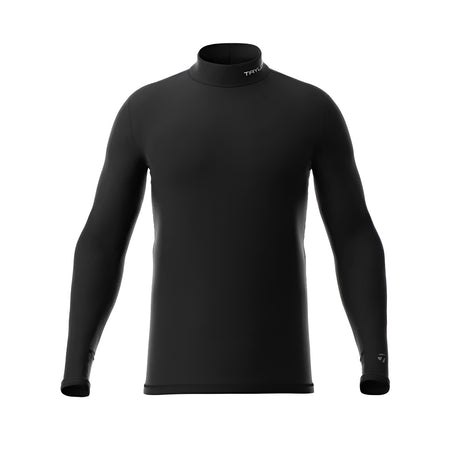 TAYLORMADE Basic Men's Mock Base Layer (Black)