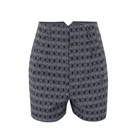 TAYLORMADE x United Arrows Women's High-Waist Shorts (Navy/White)