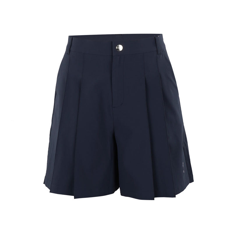 LE COQ SPORTIF GOLF Women's Pleated Shorts (Navy)