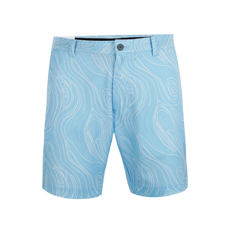 CALVIN KLEIN Marble Print Bullet Men's Shorts (Blue Bell)