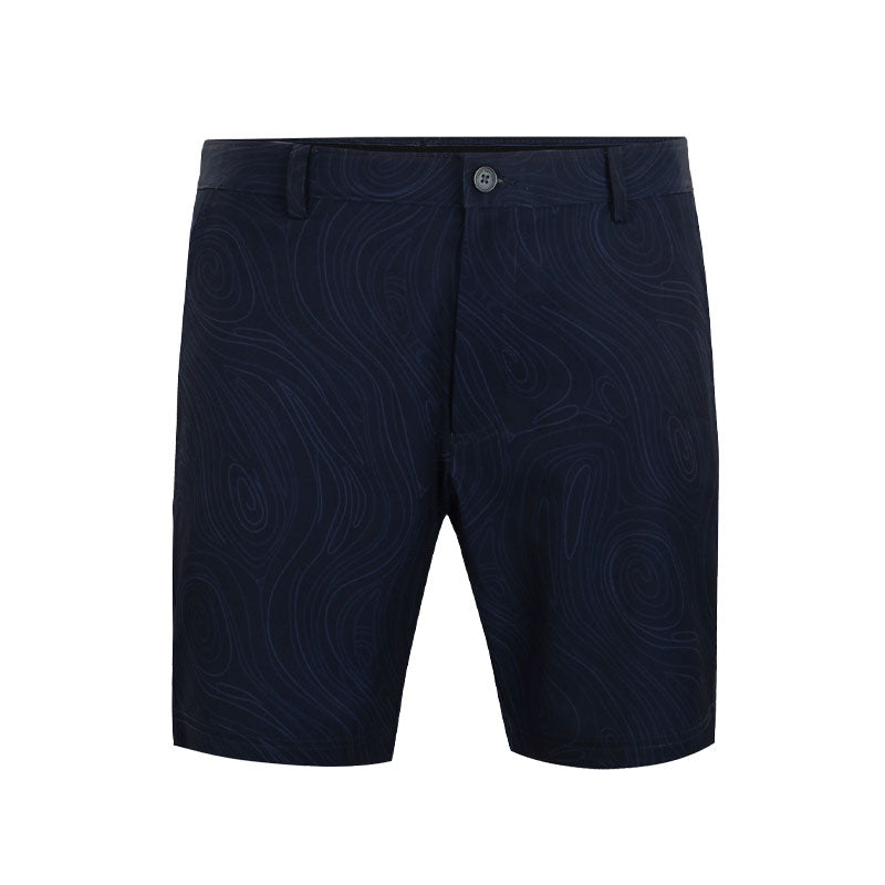 CALVIN KLEIN Marble Print Bullet Men's Shorts (Navy)