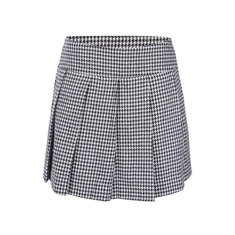MALBON GOLF Cambridge Skirt (White/Black)