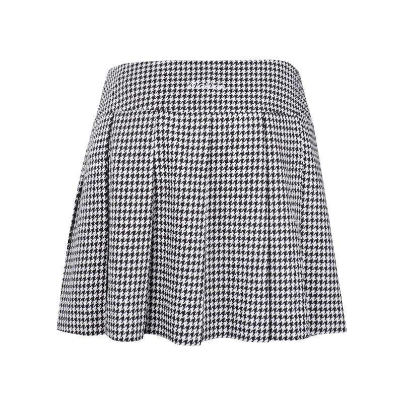 MALBON GOLF Cambridge Skirt (White/Black)