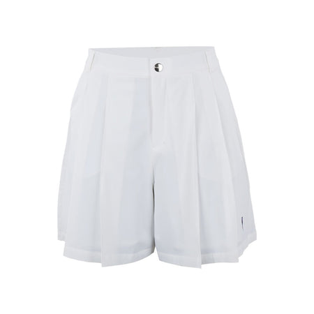 LE COQ SPORTIF GOLF Women's Pleated Shorts (White)