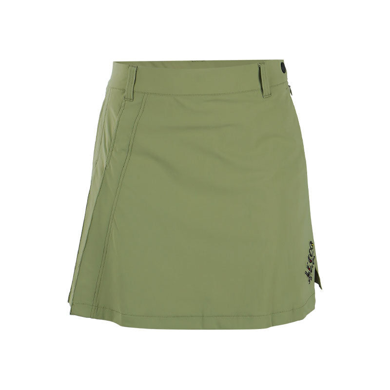 LE COQ SPORTIF GOLF One Side Pleated Skirt (Khaki)