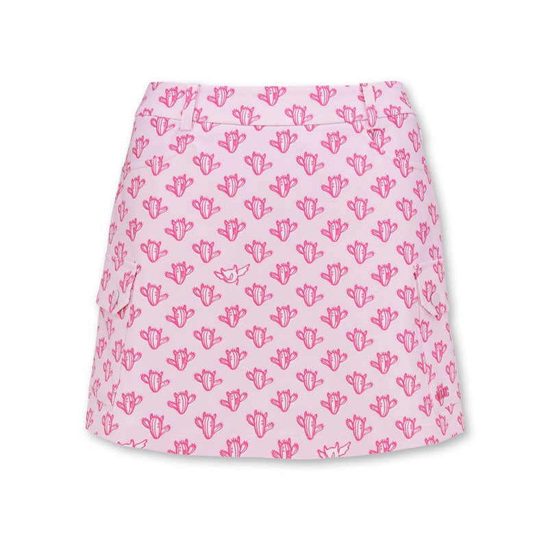 WAAC Athletic Cacti Cargo Skort (Pink)