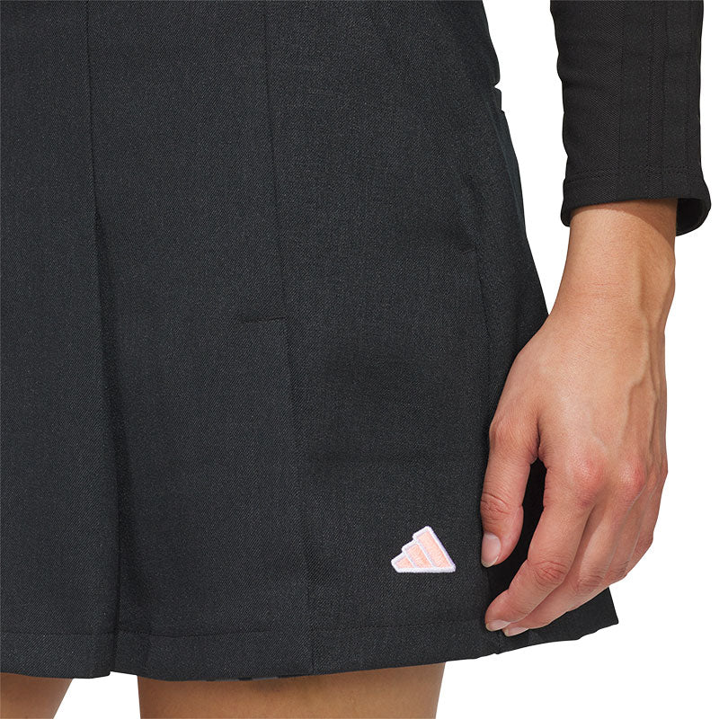 ADIDAS 3-Stripes Pleats Skirt (Black)