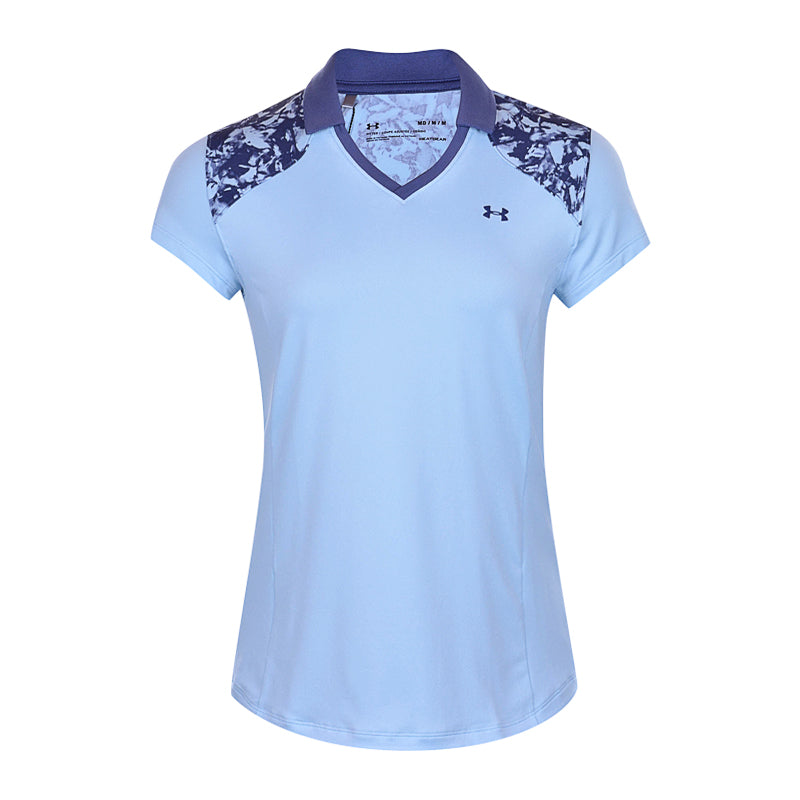 UNDER ARMOUR Zinger Blocked Women's Polo (Light Blue)