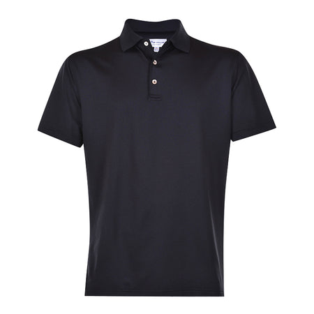 PETER MILLAR Solid Performance Men's Polo (Black)