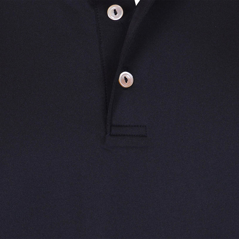 PETER MILLAR Solid Performance Men's Polo (Black)