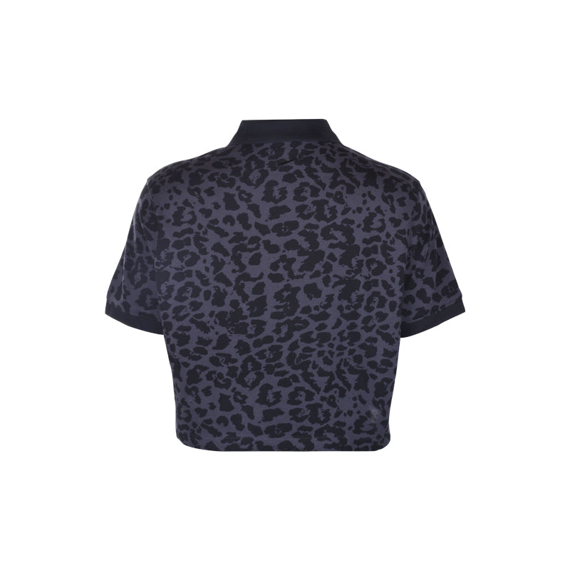 NIKE The Cropped Women's Polo (Dark Smoke Grey)