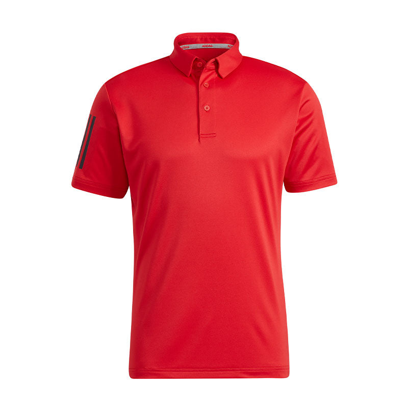 3-Stripes Basic Men's Polo (College Red)