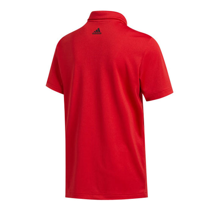 3-Stripes Basic Men's Polo (College Red)