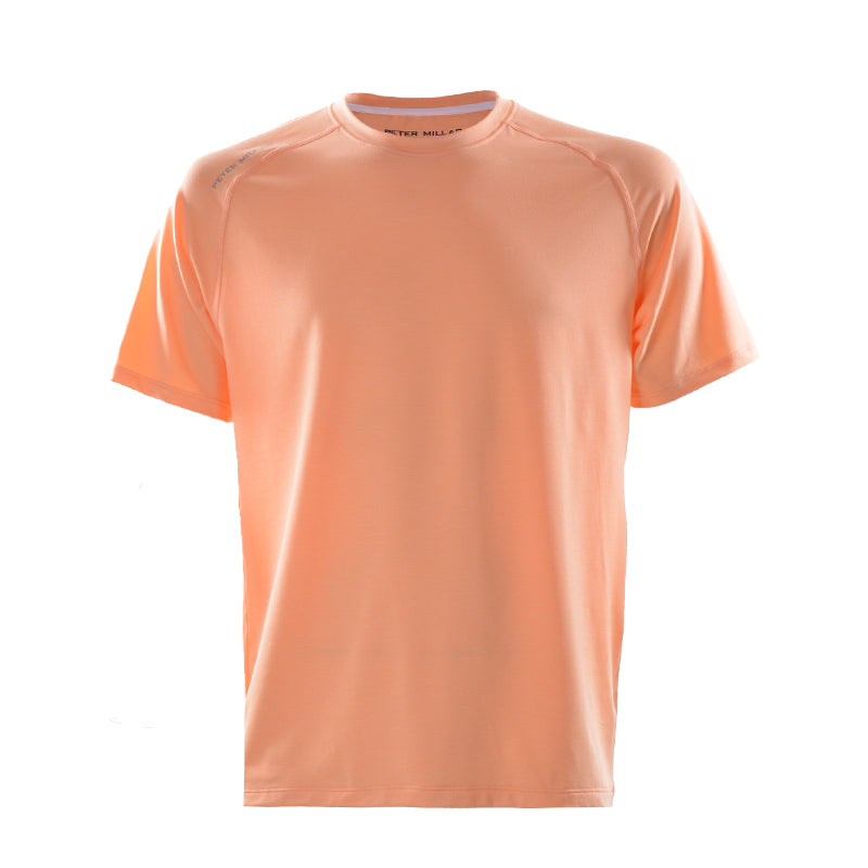 PETER MILLAR Apollo Performance Men's T-Shirt (Orange Fizz)